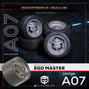 A07 - Egomaster - Rodas 3D para 1/64