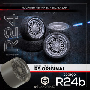 R24b - RS Original - Rodas 3D para 1/64