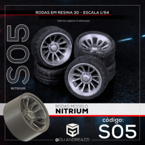 S05 - Nitrium - Rodas 3D para 1/64