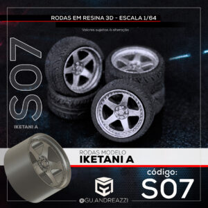 S07 - Iketani A - Rodas 3D para 1/64