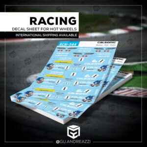 RCN544 - R33 Calsonic Sonic - Decal 1/64
