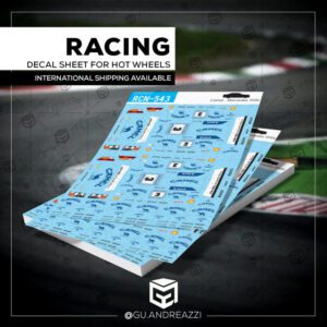RCN543 - Mercedes 500e - Camel - Decal 1/64