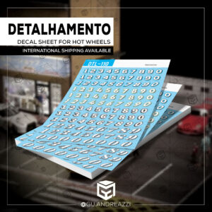 DTL110 - Números - Decal 1/64
