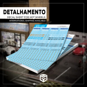 DTL113 - Porsche Detalhamento - Decal 1/64