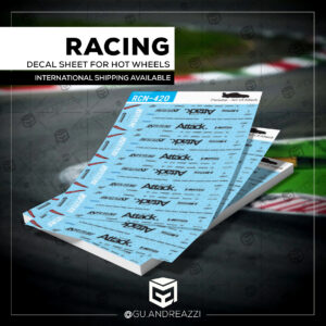 RCN420 - Art Of Attack Porsche - Decal 1/64