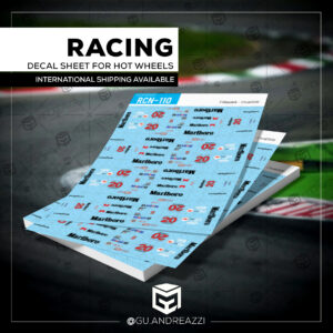 RCN110 - Patrick Racing 500 milhas 1989 - Decal 1/64