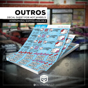 OTR081 - Hello Kitty Genérico - Decal 1/64