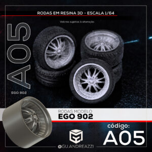A05 - Ego902 - Rodas 3D para 1/64