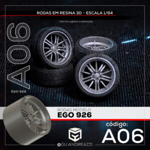 A06 - Ego926 - Rodas 3D para 1/64