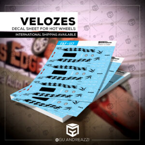 FAF117 - Racer's Edge - Velozes e Furiosos - Decal 1/64