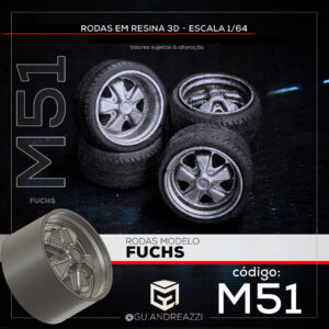 M51 - Fuchs - Rodas 3D para 1/64